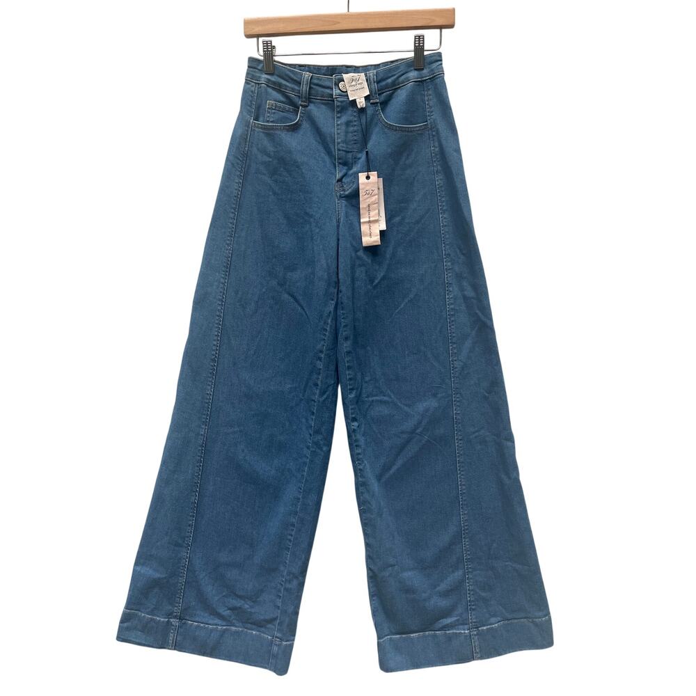 Cinq à Sept Carol Pants Jeans In Surf Blue Size 0 NWT